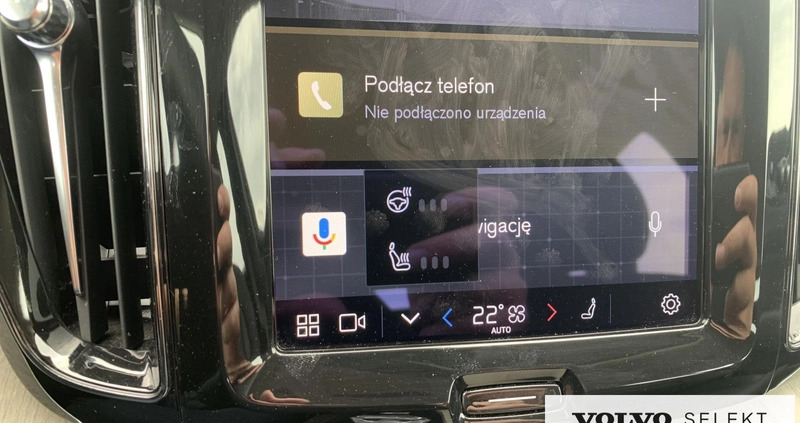 Volvo XC 60 cena 189900 przebieg: 66217, rok produkcji 2021 z Krzanowice małe 379